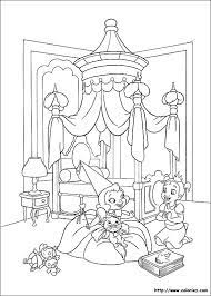coloriage la princesse et grenouille pages de disney lettres coloriage-4kids.com