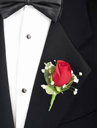 Not only will flowers for him add a splash of color to his personal space, but they'll also produce a calming and relaxing effect so he can be less stressed. Boutonniere Wikipedia