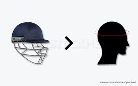 shrey cricket helmet size chart