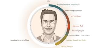 One Chart Reveals The Fascinating Life Of Elon Musk Elon Musk Startup Infographic Infographic