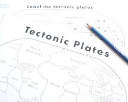 Determine what type of plate boundary exists between each of the two plates in table 1. Tectonic Plates Map Worksheet Where Exactly Maps