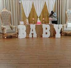 Baby Letters Letters To Order Baby Party Centerpieces 30 Etsy Baby Letters Giant Letters Baby Shower Decorations For Boys