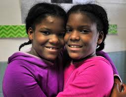 PHOTOS: Twins, triplets celebrate Valentine's Day at Jesse Boyd Elementary