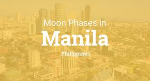 A christian evangelist believes the blood moon is a harbinger (image: Moon Phases 2021 Lunar Calendar For Manila Philippines