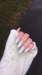 Iridescent Nails Lilac Nails Irridescent Nails Acrylic Nails