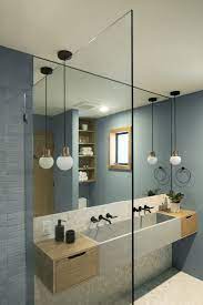 Position another to direct towards the basin and another above the wc or towel rail will provide the perfect. Best 60 Modern Bathroom Pendant Lighting Design Photos And Ideas Dwell