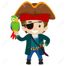 Drawing illustrations cartoon pirate boats childrens illustrations character illustration children illustration naive art art for kids pirate illustration. Vector Illustration Of Pirate Captain Kid With Parrot Royalty Free Cliparts Vectors And Stock Illustration Image 56429346