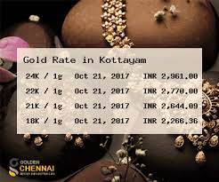 1 day gold price per gram in arab emirates dirham. Gold Rate In Kottayam Gold Price In Kottayam Live Kottayam 22k Gold Rate Per Gram Sovereign Tola Today Gold Rate In Kottayam In Indian Rupees Golden Chennai