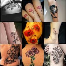 Flower tattoos are craved not only by women but men also. Hold Plz Flower Tattoos Aesthetic
