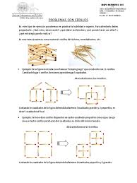Cada juego es un rompecabezas basado en lógica numérica. Problemas Con Cerillos Palitos De Fosforo Ensenanza De Matematica Science
