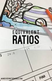 Comparing Rational Numbers Equivalent Ratios Grade 6 Math Fun Math Centers