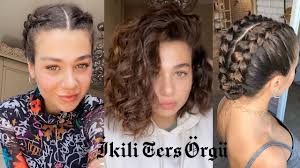 Kendi Kendimize Ikili Ters Orgu Nasil Orulur Kivircik Da Kullanin Dutch Braid Youtube