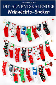 Anleitung Fur Einen Adventskalender Zum Basteln Mit Socken Adventkalender Adventskalender Basteln Basteln Mit Socken