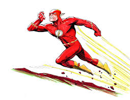 A collection of the top 59 the flash running wallpapers and backgrounds available for download for free. Flash Running Color Marker Art In Chris Marrinan S Comic Art For Sale Comic Art Gallery Room