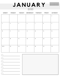 Monthly & weekly printable calendars for 2021 — ready to download. Vertical Monthly Calendar 2021 Update Anjahome Monthly Planner Template Calendar Printables Free Printable Calendar Templates