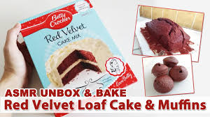 Homemade yellow cake mix (subtitute 18.25oz betty crocker box)food.com. Betty Crocker Red Velvet Cake Mix Red Velvet Loaf Cake Muffin No Frosting Asmr Unbox Bake Youtube