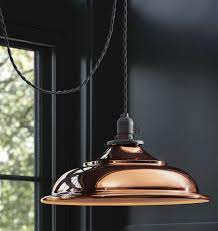 Baltimore Plug In Rejuvenation Plug In Pendant Light Contemporary Wall Clock Cord Light