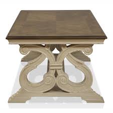 This coffee table can be made to measure to your own specifications. Furniture Of America Adelman Wood Coffee Table In Oak And Antique White Idf 4663wh C