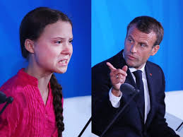 Président de la république française. French President Reacts To Greta Thunberg S Climate Change Lawsuit