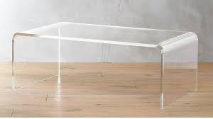 Peekaboo Acrylic Tall Coffee Table Reviews Cb2 Tall Coffee Table Acrylic Coffee Table Acrylic Table