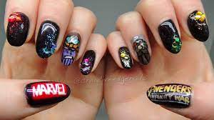 Avengers Infinity War Nail Art Marvel Nails Avengers Nails Nail Art