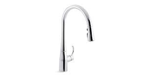 Kitchen faucet, kitchen faucets with pull down sprayer owofan solid brass black brushed nickel industrial single handle one hole or 3 hole faucet for farmhouse camper laundry utility rv wet bar sinks. K 596 Simplice Single Handle Kitchen Sink Faucet Kohler