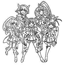 Glitter force coloring pages coloring book glitter force all members plus candy happy magic toys. Glitter Force Glitter Lucky Coloring Pages Novocom Top
