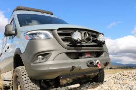 Van Compass On Instagram Vs30 Hidden Winch Bumper With Tow Hooks Are In Production Compatible With The Adaptive Cruise Control Sprinter Winch Bumpers Van