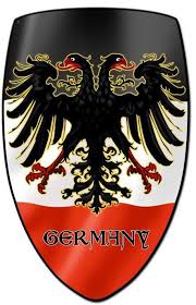 Germany Shield Custom Shape Metal Sign 21 X 32 Inches Holy Roman Empire Roman Empire Roman Emperor