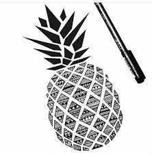 See more ideas about adult coloring pages, coloring pages, adult coloring. Printable Pineapple Coloring Pages Free Coloring Sheets Pineapple Drawing Mandala Design Art Sharpie Art