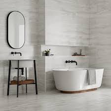 Floor tiles for bathroom gray. Wickes Callika Mist Grey Porcelain Wall Floor Tile 600 X 300mm Wickes Co Uk