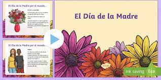 ¿buscas un regalo original para el día de la madre? Free Presentacion El Dia De La Madre Teacher Made