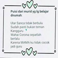 Guru mempunyai peran penting dalam mencerdaskan kehidupan bangsa, khususnya dalam. Puisi Guru Home Facebook