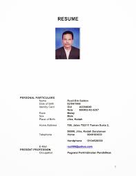 Ringkas, padat, lengkap, terbaru dan terkini. Contoh Resume Melayu Universitiesonline Web Fc2 Com