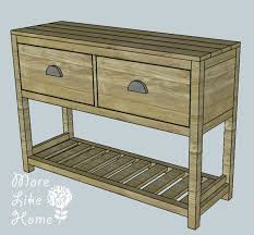 Entry Table Diy Furniture Entry Furniture Furniture Plans