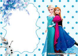 Free Printable Frozen Anna And Elsa Invitation Templates Frozen Invitations Frozen Birthday Invitations Frozen Birthday Cards
