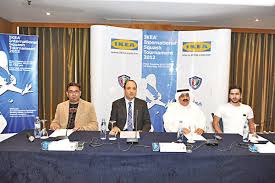 جريدة الجريدة الكويتية إيكيا الكويت تطلق غدا بطولة الإسكواش الدولية 2012