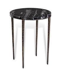 Antique 19th c swedish empire round purple marble top dolphin coffee table. Juliana Marble Top Round Side Table