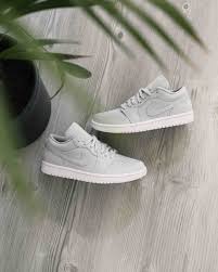 Air Jordan Wmns 1 Low Grey Fog In 2020 Air Jordans Jordans White Sneaker
