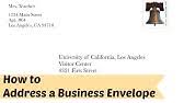 Ag window face envelopes are the industry standard. How To Address Envelopes With Attn Youtube