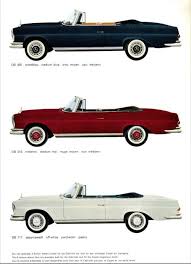 1964 Mercedes Benz Colors 220se 300se Convertibles By Mercedes Benz Mercedes Benz