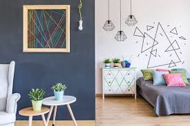 Cat dinding geometri minimalis & simpel. Anti Monoton 7 Ragam Hias Geometris Bikin Rumah Makin Wah