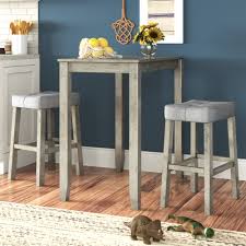 The table measures 36 tall, so you can even use it as a kitchen island with stools tucked underneath. Bar Counter Height Dining Sets On Sale Now Wayfair