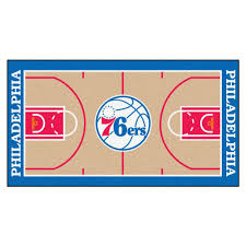 Download philadelphia 76ers court released! Fanmats Nba Philadelphia 76ers Tan 2 Ft X 4 Ft Indoor Basketball Court Runner Rug 9501 The Home Depot