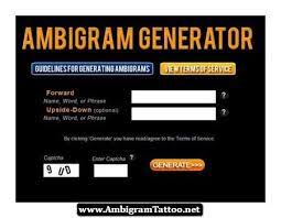 40+ best ambigram tattoos design and ideas. Ambigram Tattoos Free Ambigram Tattoos Creator 02 Ambigram Ambigram Generator Ambigram Tattoo Generator