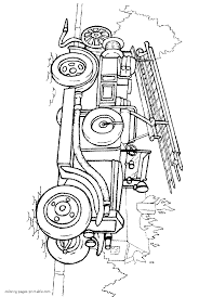 Pickup truck coloring page | free pickup truck online coloring. Vintage Fire Truck Coloring Page Coloring Pages Printable Com