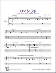 A free printable pdf with this piano lessons for beginners: Flickriver Wavemusicstudio S Photos Tagged With Joy Ode To Joy Sheet Music Music For Kids