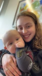 Let's welcome Aimee Shively She is mom to Gray.