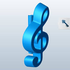 Musical Note V1 Free 3d Model Obj Stl Free3d