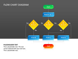 Powerpoint Slide Flow Chart Diagram 3d Multicolor Cg